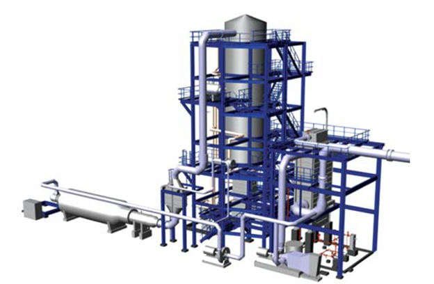3D computer model of a WSA plant treating H2S gas